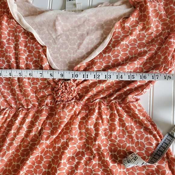 Max Studio orange print dress, medium - Picture 10 of 11
